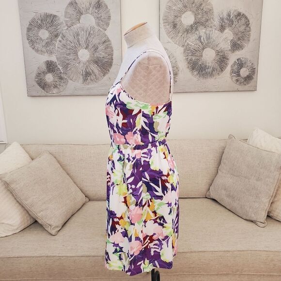 J. Crew | Printed Seaside Floral Cami Dress - [size 8] - Picture 6 of 13